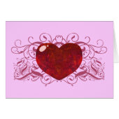 Fire Opal Heart (Front Horizontal)