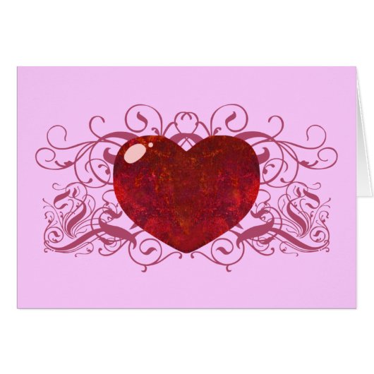 Fire Opal Heart (Front Horizontal)