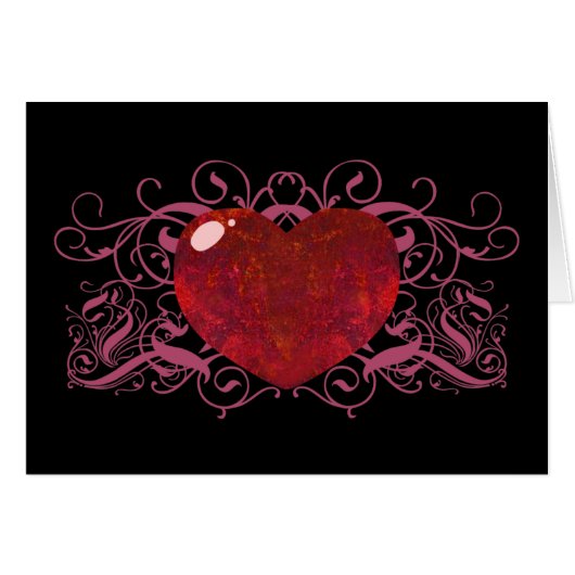 Fire Opal Heart (Front Horizontal)