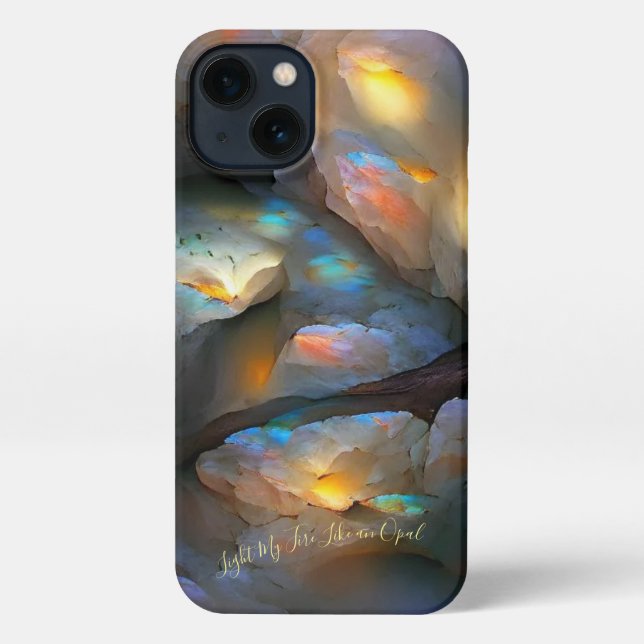 Fire Opals Case-Mate iPhone Case (Back)