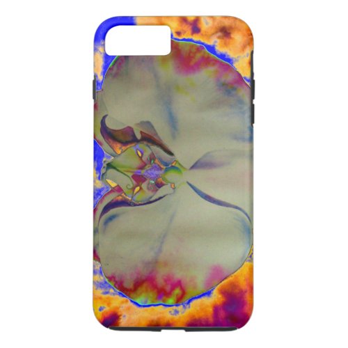 Fire Orchid abstract tropical floral painting iPhone 8 Plus7 Plus Case