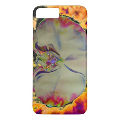 Fire Orchid abstract vibrant watercolor floral iPhone 8 Plus7 Plus Case