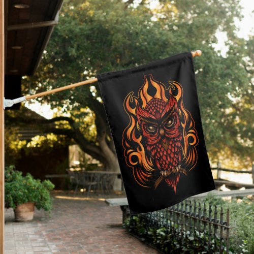 Fire Owl House Flag