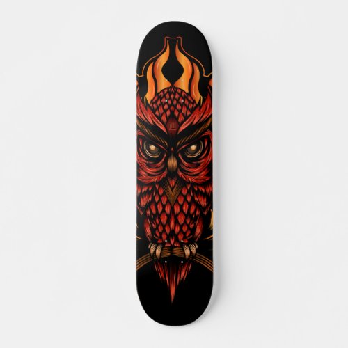 Fire Owl Skateboard
