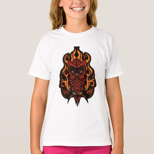 Fire Owl T-Shirt (Front)
