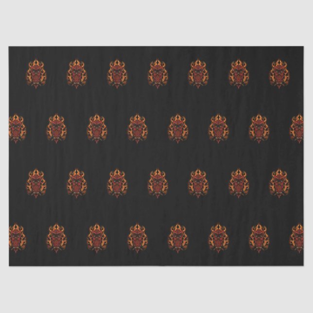 Fire Owl Tissue Paper (Front)