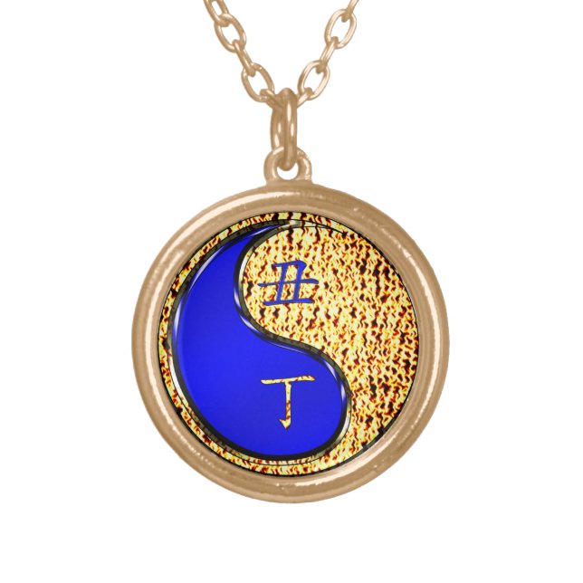 Fire Ox Gold Plated Necklace (Front)