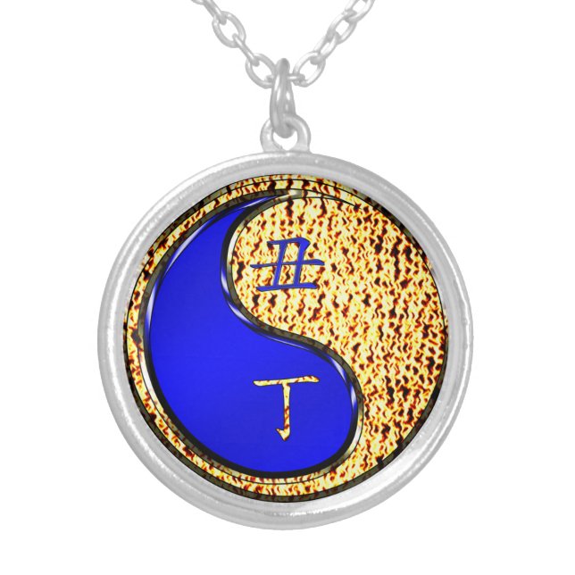 Fire Ox Silver Plated Necklace (Front)