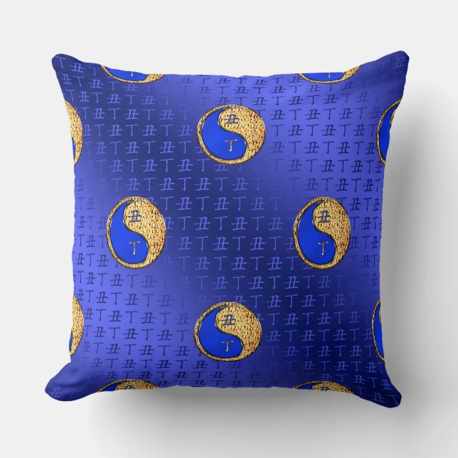 Fire Ox Throw Pillow (Front)