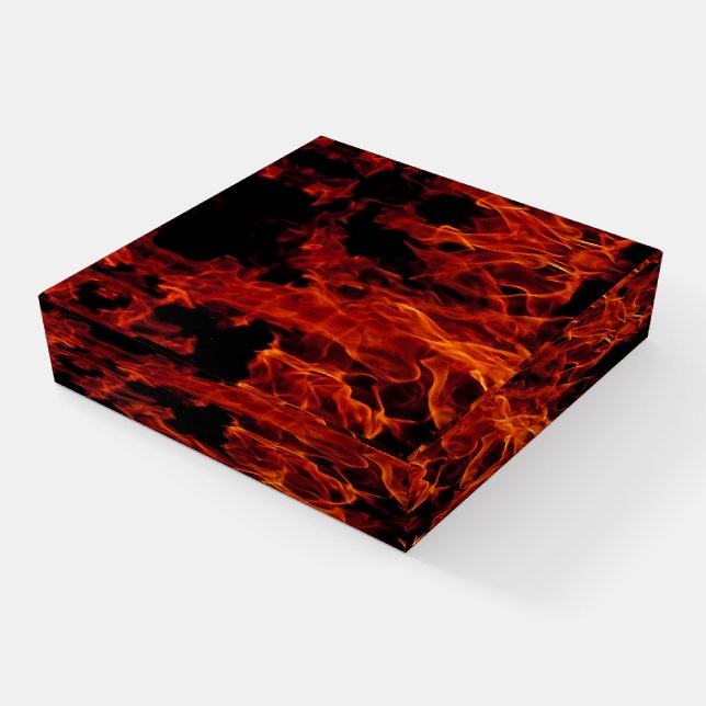Fire  paperweight (Angled)