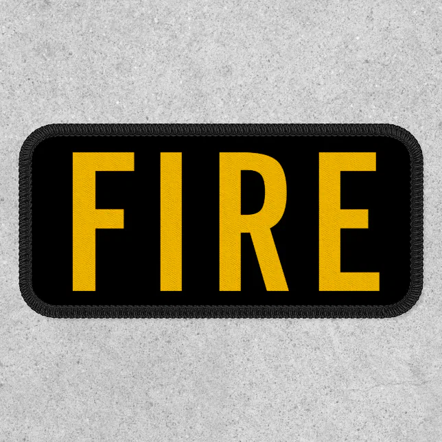 Fire Patch | Zazzle