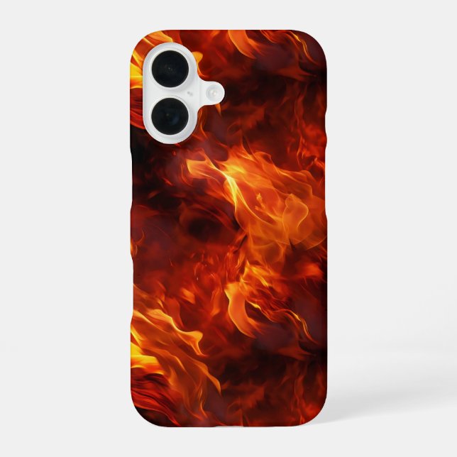 Fire Pattern Iphone Case (Back)