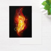 Fire Peacock Feather (Desk)
