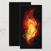 Fire Peacock Feather (Front/Back)