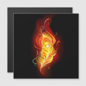 Fire Peacock Feather (Front/Back)