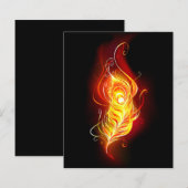 Fire Peacock Feather (Front/Back)
