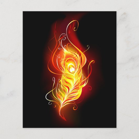 Fire Peacock Feather (Front)