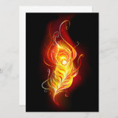 Fire Peacock Feather (Front/Back)