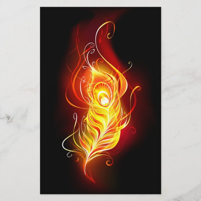 Fire Peacock Feather Flyer (Front)