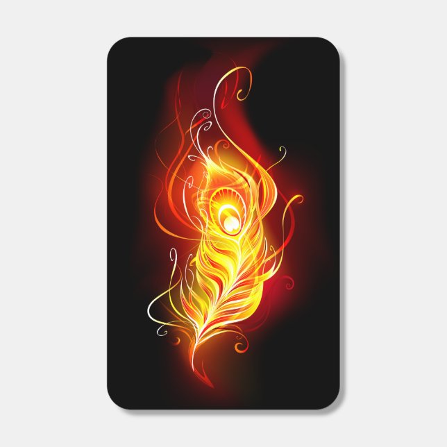 Fire Peacock Feather Matchboxes (Front)