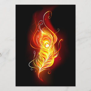 Fire Peacock Feather Menu