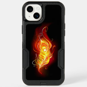 Fire Peacock Feather OtterBox iPhone 14 Plus Case