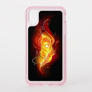 Fire Peacock Feather Speck iPhone XS Case