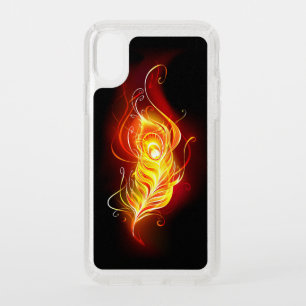 Fire Peacock Feather Speck iPhone XS Case
