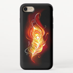 Fire Peacock Feather iPhone 8/7 Slider Case