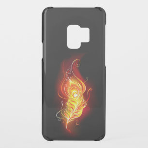 Fire Peacock Feather Uncommon Samsung Galaxy S9 Case