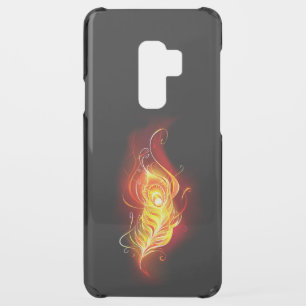 Fire Peacock Feather Uncommon Samsung Galaxy S9 Plus Case
