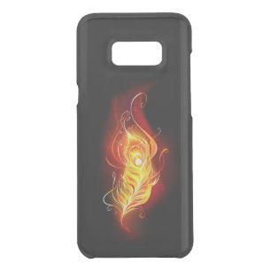 Fire Peacock Feather Uncommon Samsung Galaxy S8+ Case
