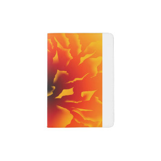 Fire Peony Passport Holder