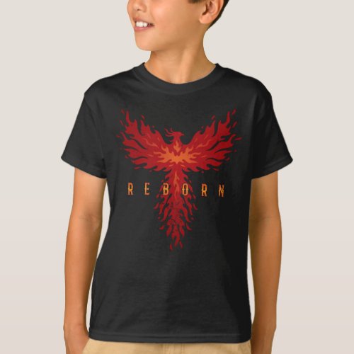 Fire Phoenix T_Shirt