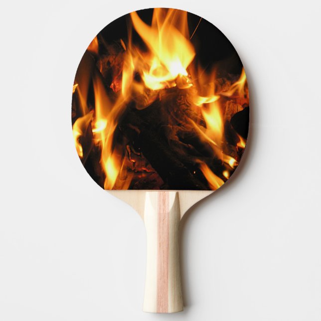Fire  ping pong paddle (Front)