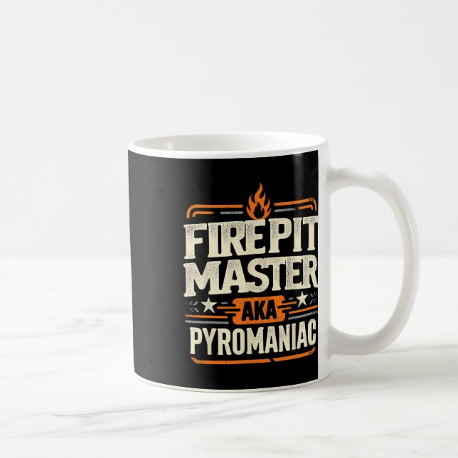 Fire Pit Master Pyromancy Pyrotechnics Fire Pit Lo Coffee Mug (Right)