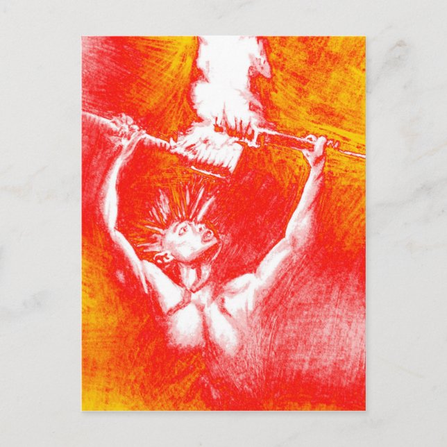 Fire play postcard (Front)