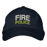 Fire Police Embroidered Baseball Cap at Zazzle