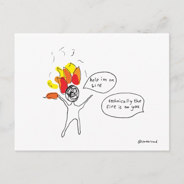 fire postcard (Front)