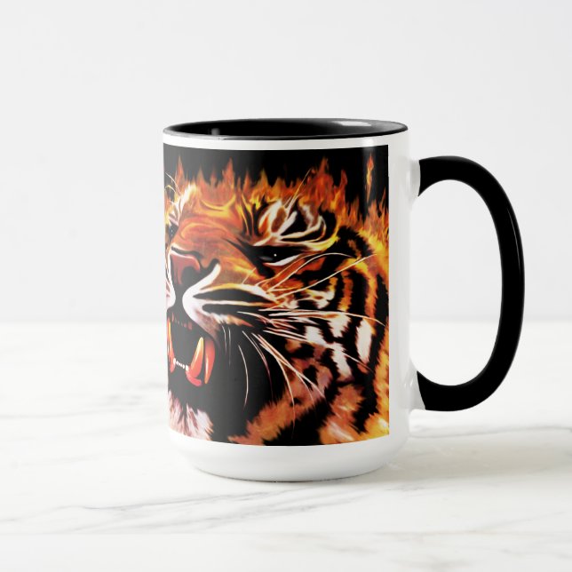 Fire Power Tiger Mug (Right)