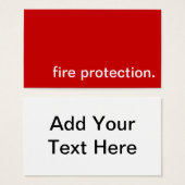 Fire Protection Services (Front & Back)