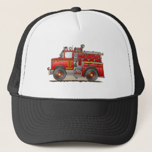 Fire Pumper Rescue Truck Hat