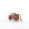 Fire Pumper Rescue Truck Note Card