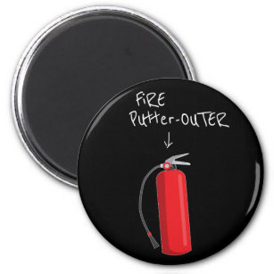 Fire Putter Outer Fire Extinguisher Firefighter Magnet