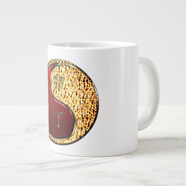 Fire Rabbit Giant Coffee Mug (Front Right)