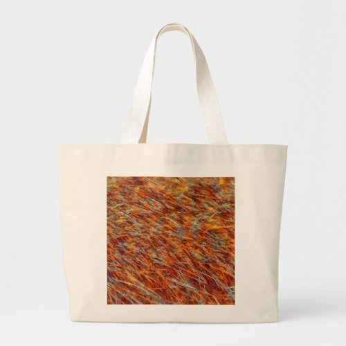 Fire rainbow large tote bag