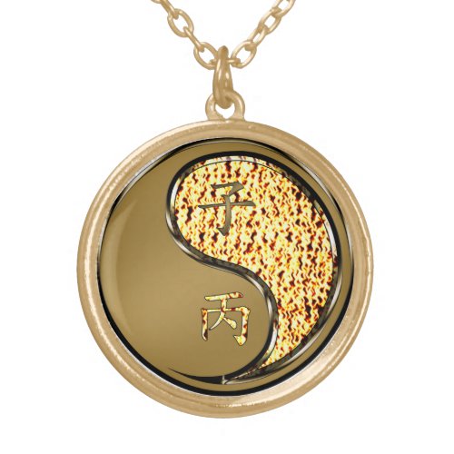 Fire Rat Gold Plated Necklace