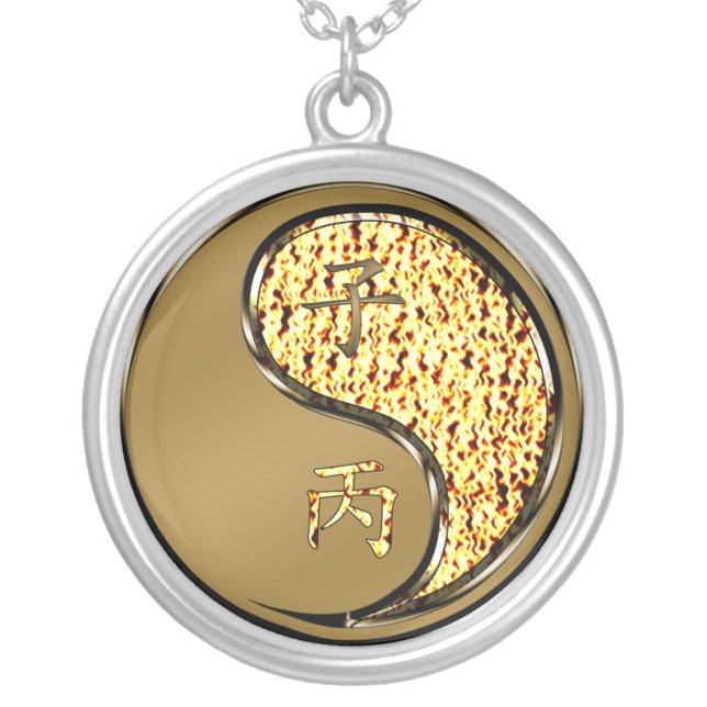 Fire Rat Silver Plated Necklace (Front)