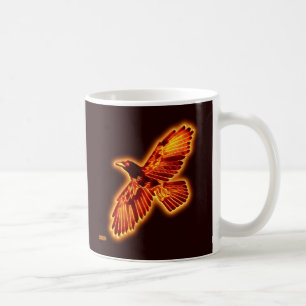 Fire Raven Coffee Mug