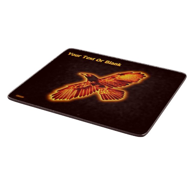 Fire Raven Cutting Board (Corner)